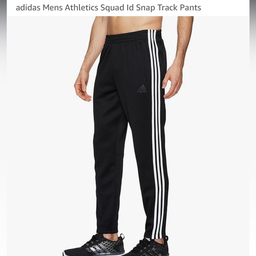 Adidas Men's Black Track Pants XL